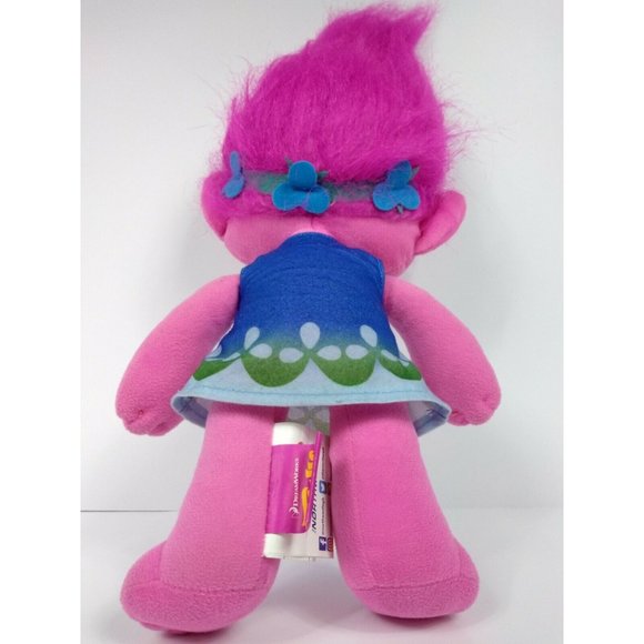 Dreamworks 2017 Poppy Pink 18" Troll Plush Trolls Movie Stuffed Doll Animal Toy - Picture 3 of 6